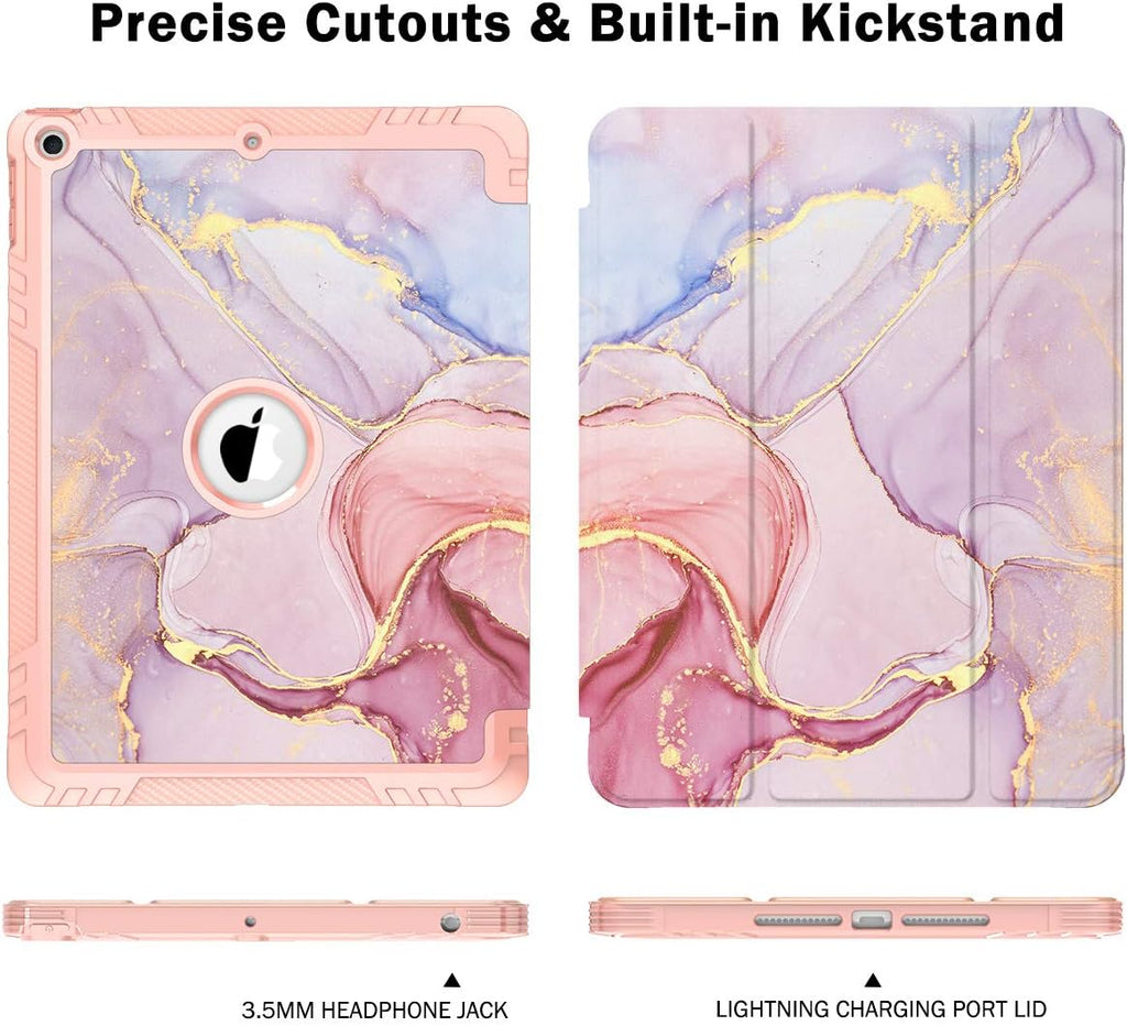 Comptible with Pad 10.2 Case with Pencil Holder 2021& 2019 & 2020 Release,Pad 9Th/8Th/7Th Generation Case,Full Body Protective Filio Smart Case Cover with Wake/Sleep Feature